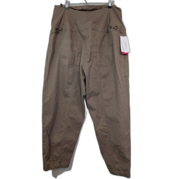 Isabel Maternity by Ingrid & Isabel Pants - Isabel Maternity Pants Full Panel - All Trimesters Brown Size XXL NWT